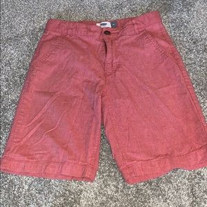 Boys red shorts
